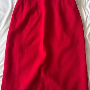 Elegant Red Women's Skirt